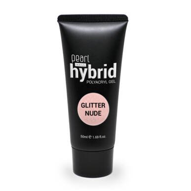 Hybrid PolyAcryl Gel - Glitter Nude - Fina