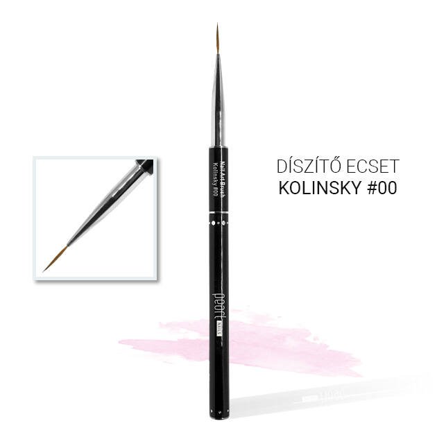 #00 Kolinsky decorative black jewelry brush