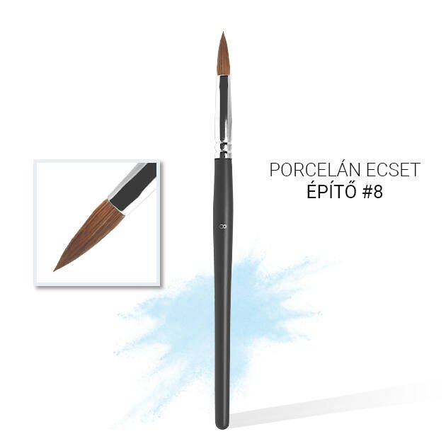 Kolinsky Acrylic Brush #8 (Wooden Handle)