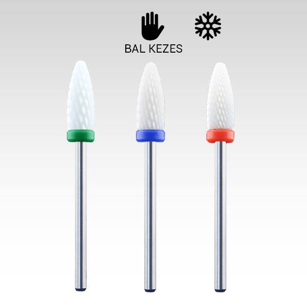 Flame Shape Ceramic Sanding Head - Left Handle - MORE STRENGTH!