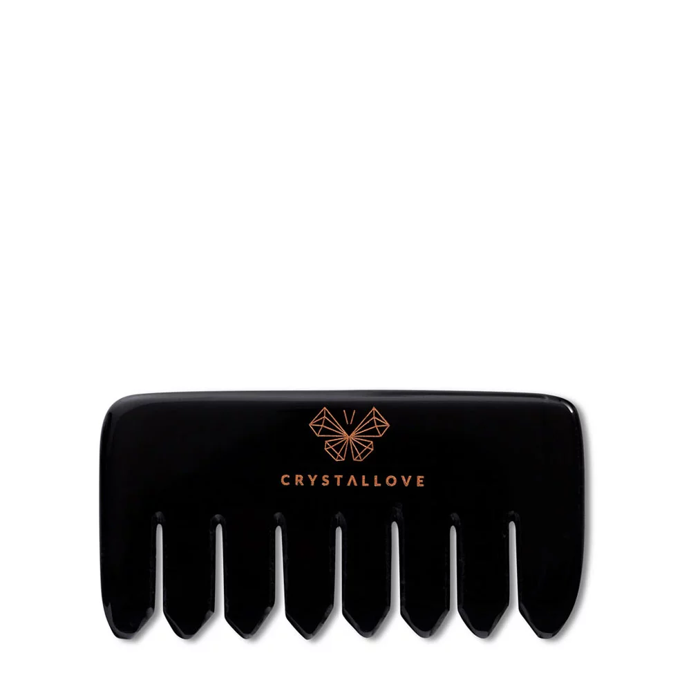 Haarband Mit Schwarzem Obsidian - Elegantes Kristall Accessoire