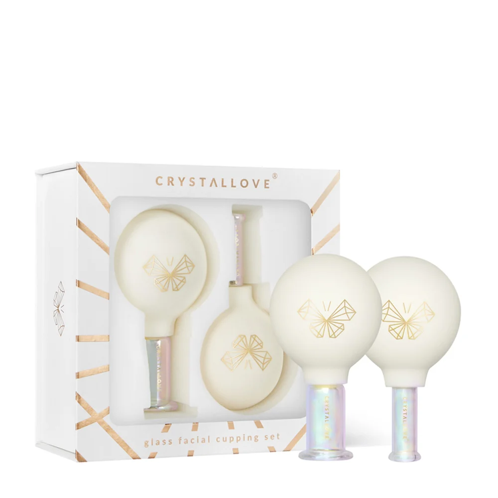 CRYSTALLOVE Glass cupping for face, neck and décolleté massage