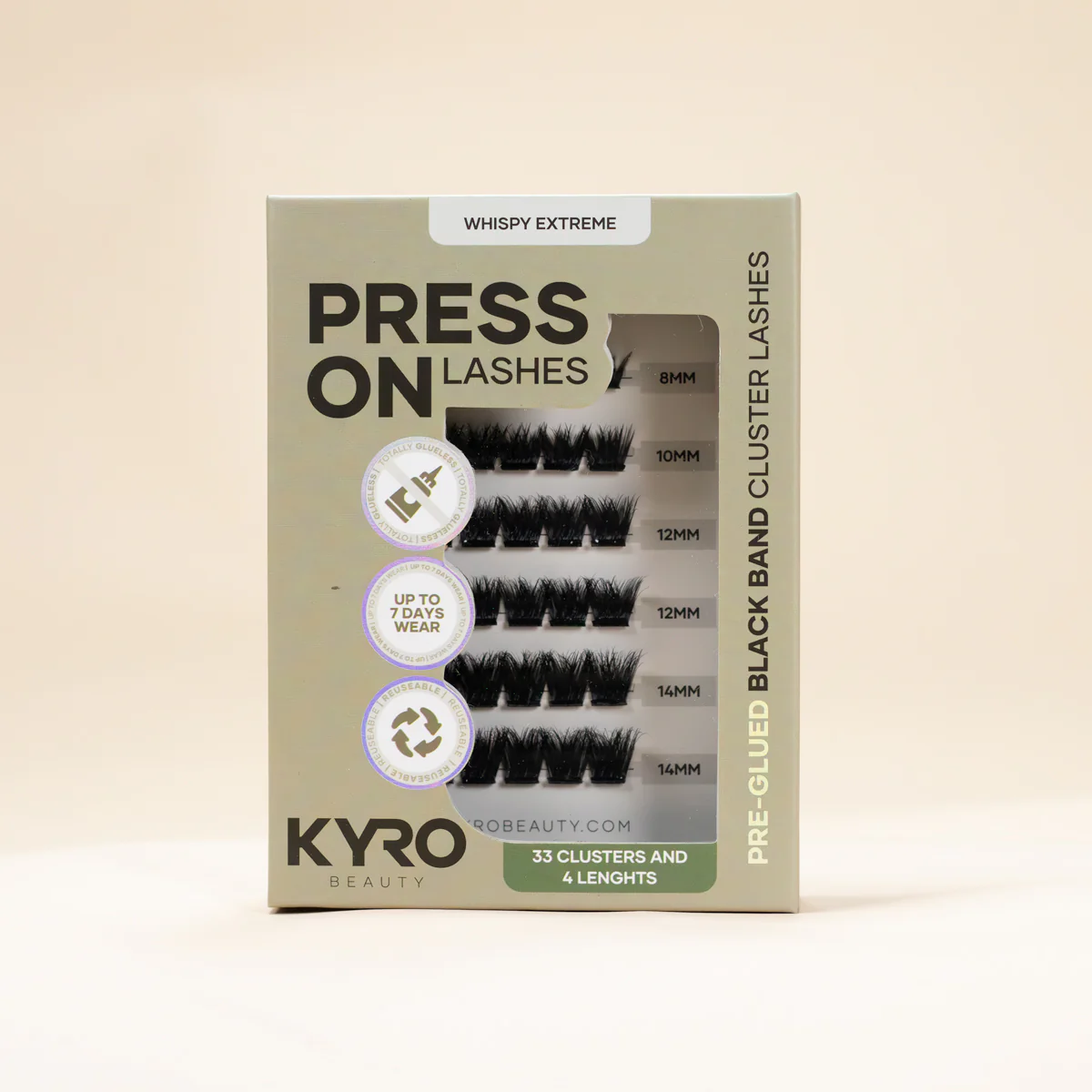 Pre-Glued Whispy Extreme - Press-On Lashes